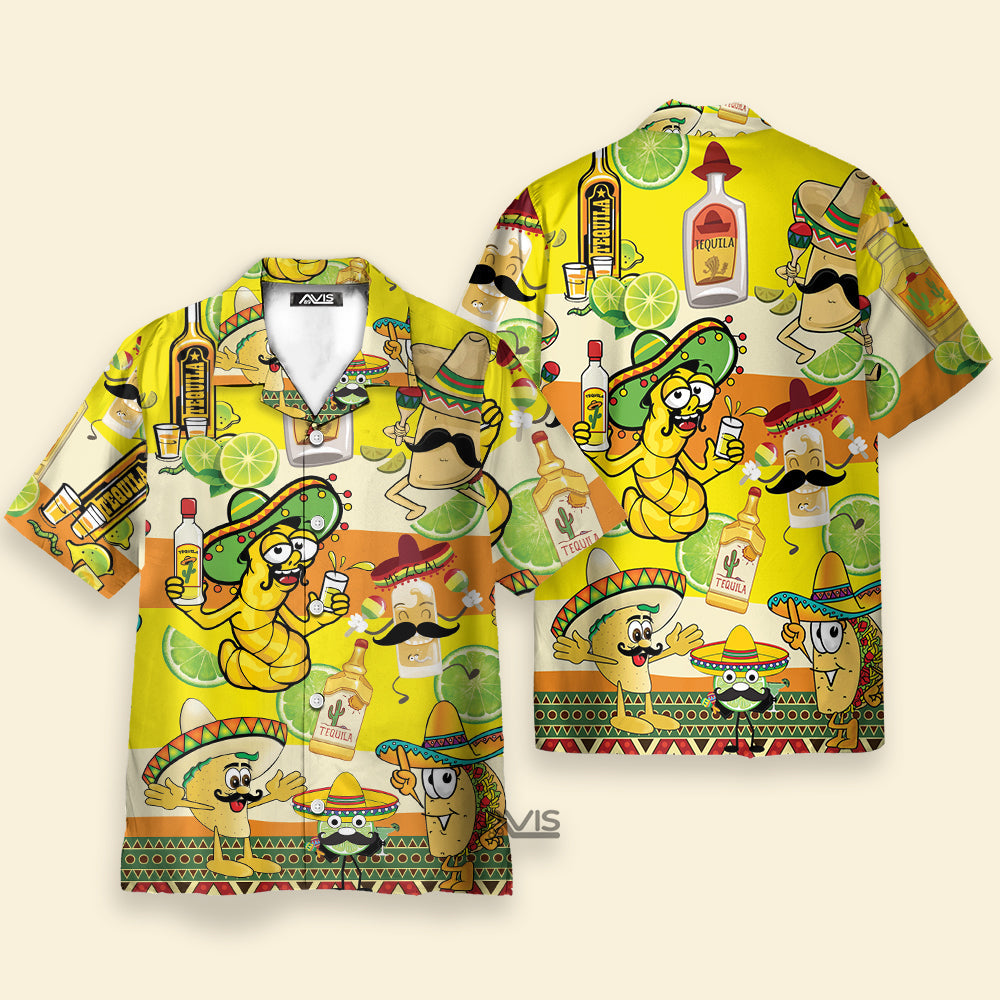 Tacos Tequila Yellow Aloha - Hawaiian Shirt