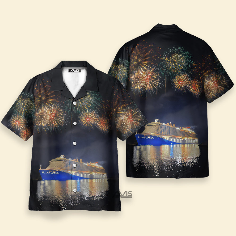 Us Cruise Mardi Gras 4Th Of July - Hawaiian Shirt