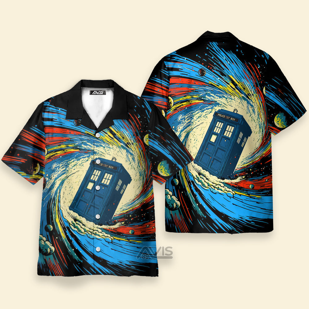 Police Box In The Universe Doctor Who Movie - Hawaiian Shirt