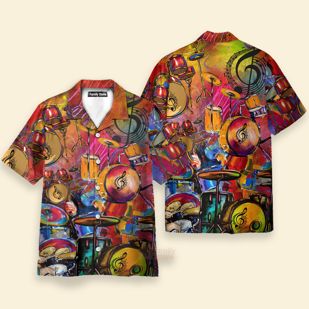 Drum Life Is Better With A Drummer - Hawaiian Shirt