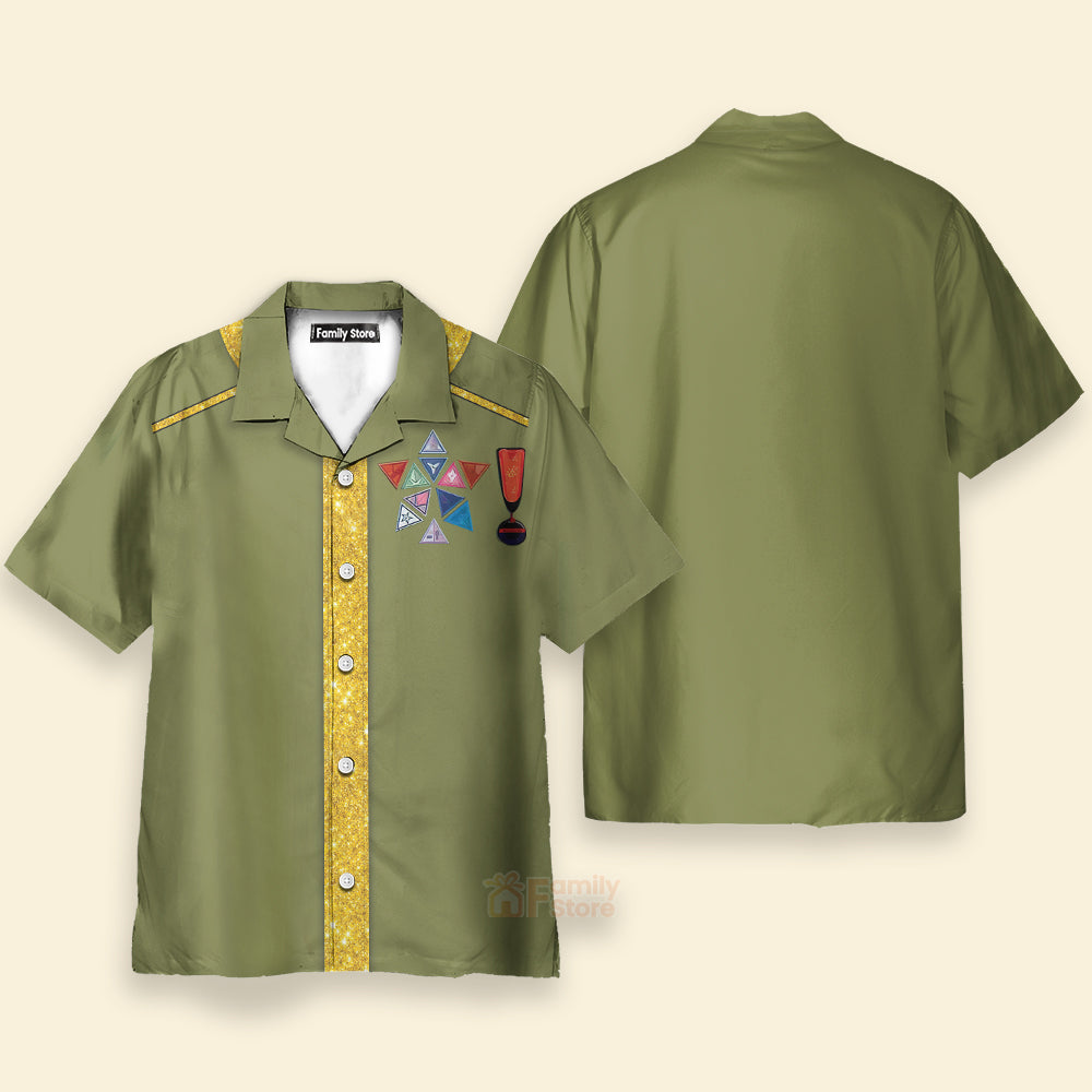SaTr James T. Kirk Cool Hawaiian Shirt
