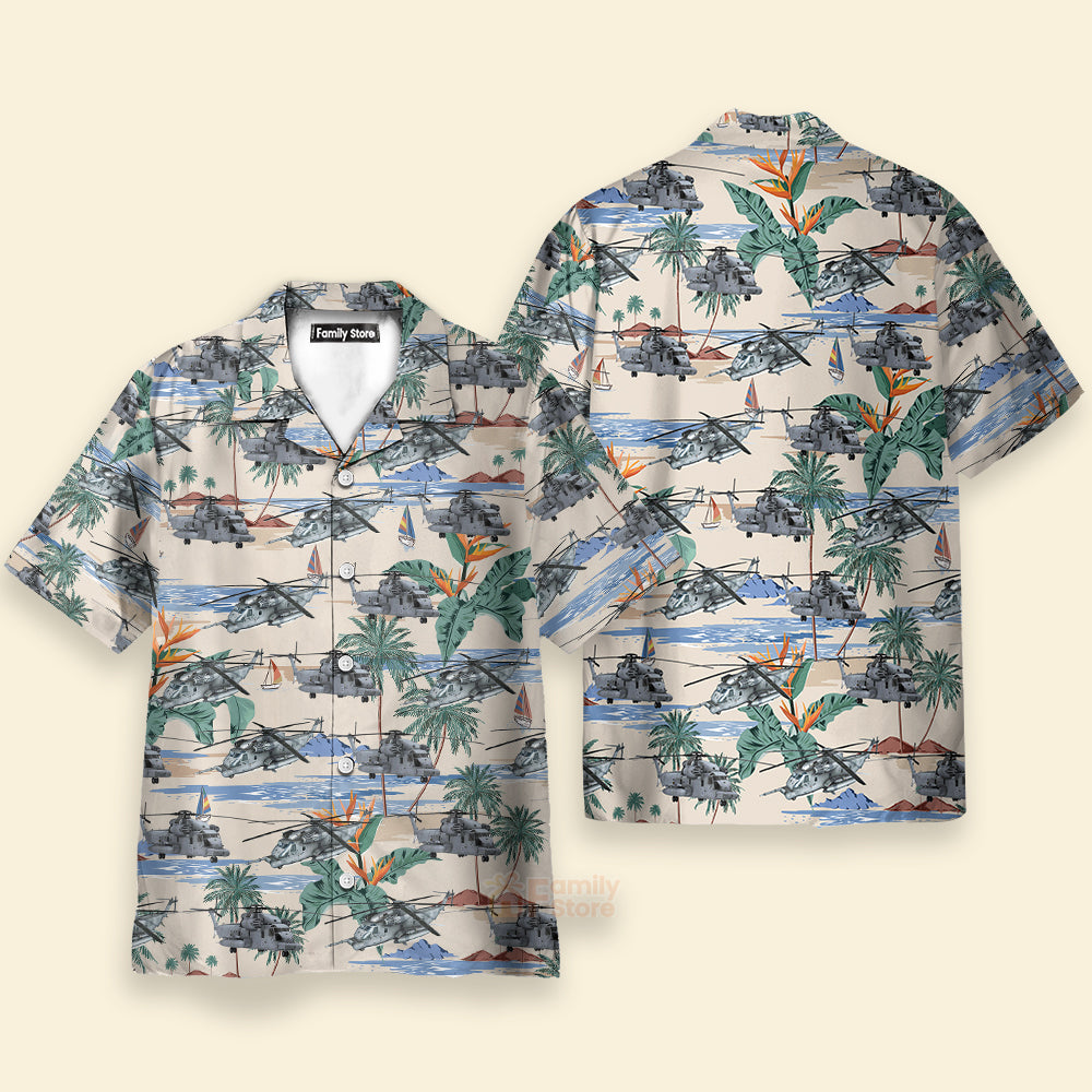 US Air Force Sikorsky MH-53 Pave Low Hawaiian Shirt