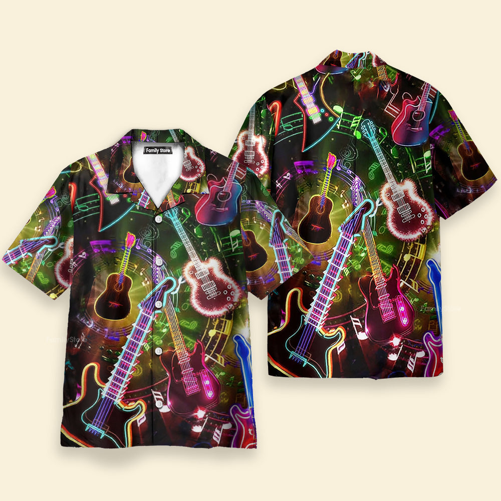 Guitar All You Need Is A Guitar Hawaiian Shirt