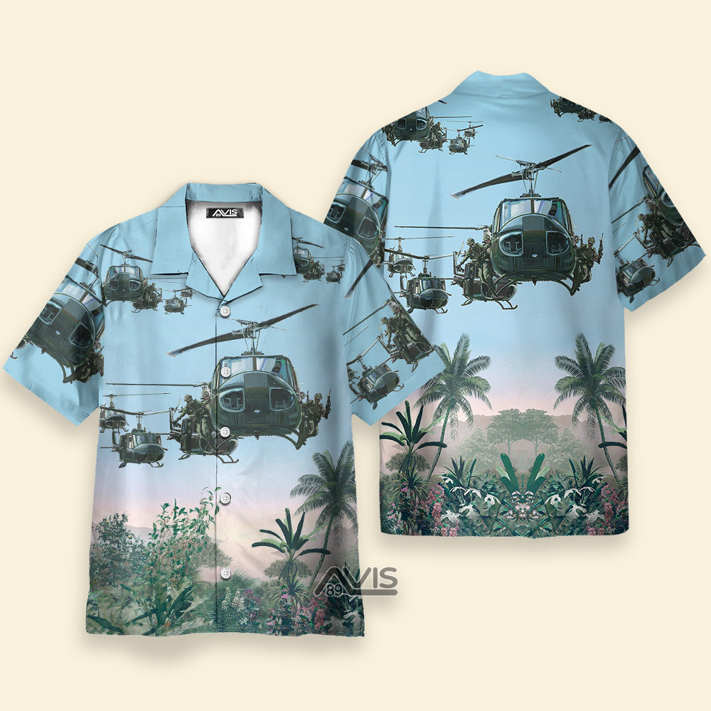 US Army Bell UH-1 Huey - Hawaiian Shirt