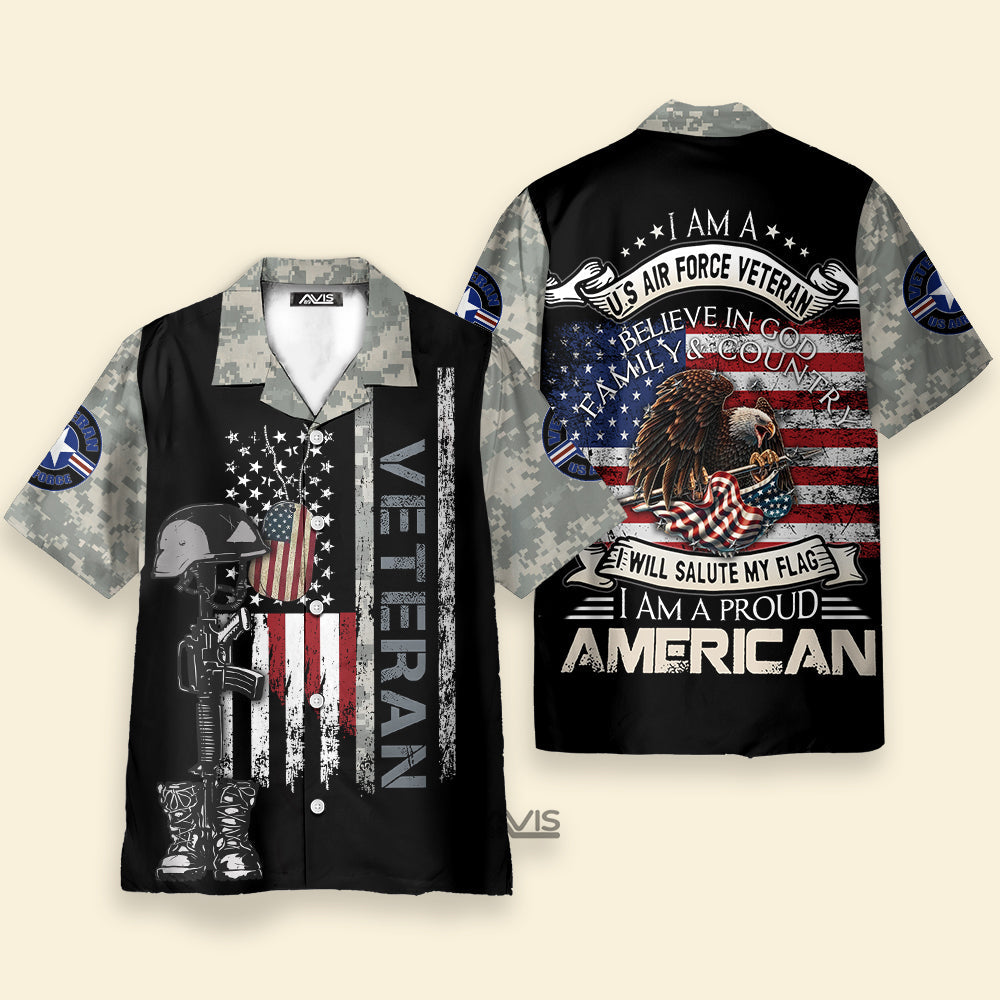 Us Air Force Veteran Hawaiian Shirt For Men & Women