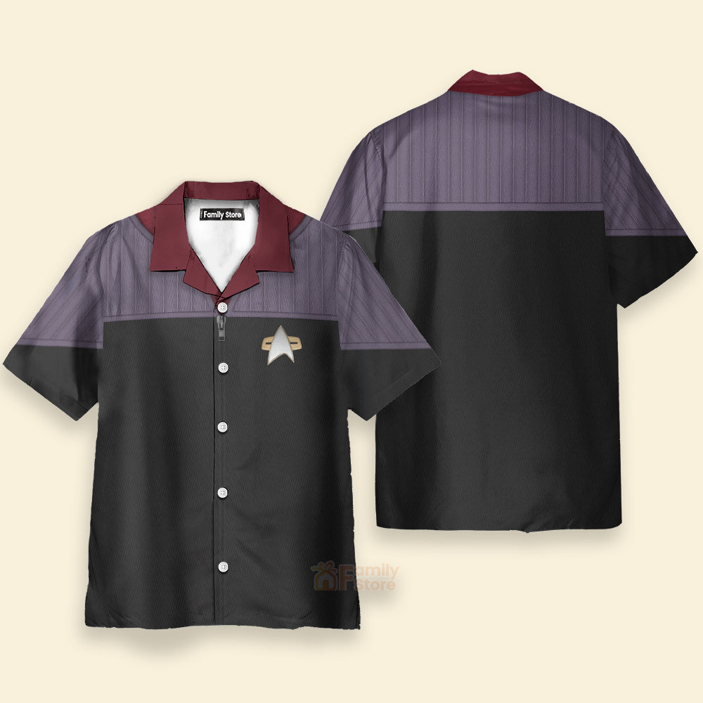 SaTr Jean-luc Picard Cool Hawaiian Shirt