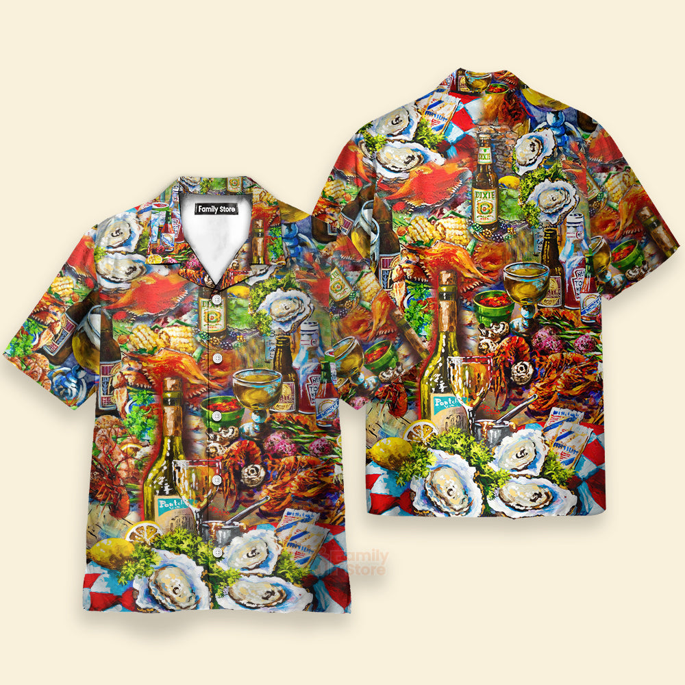 Food I'm On Seafood Diet Cool - Hawaiian Shirt