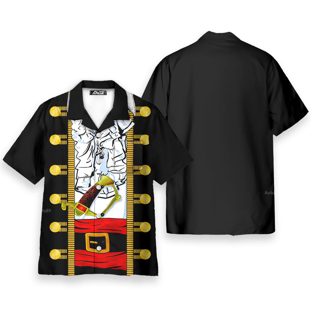 Funny Halloween Pirate Costume Cosplay - Hawaiian Shirt