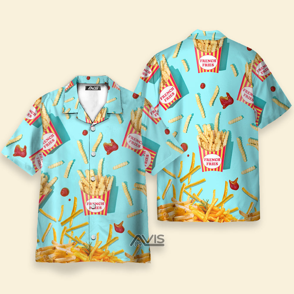 Food French Fries Basic - Gift For Food Lovers - Hawaiian Shirt