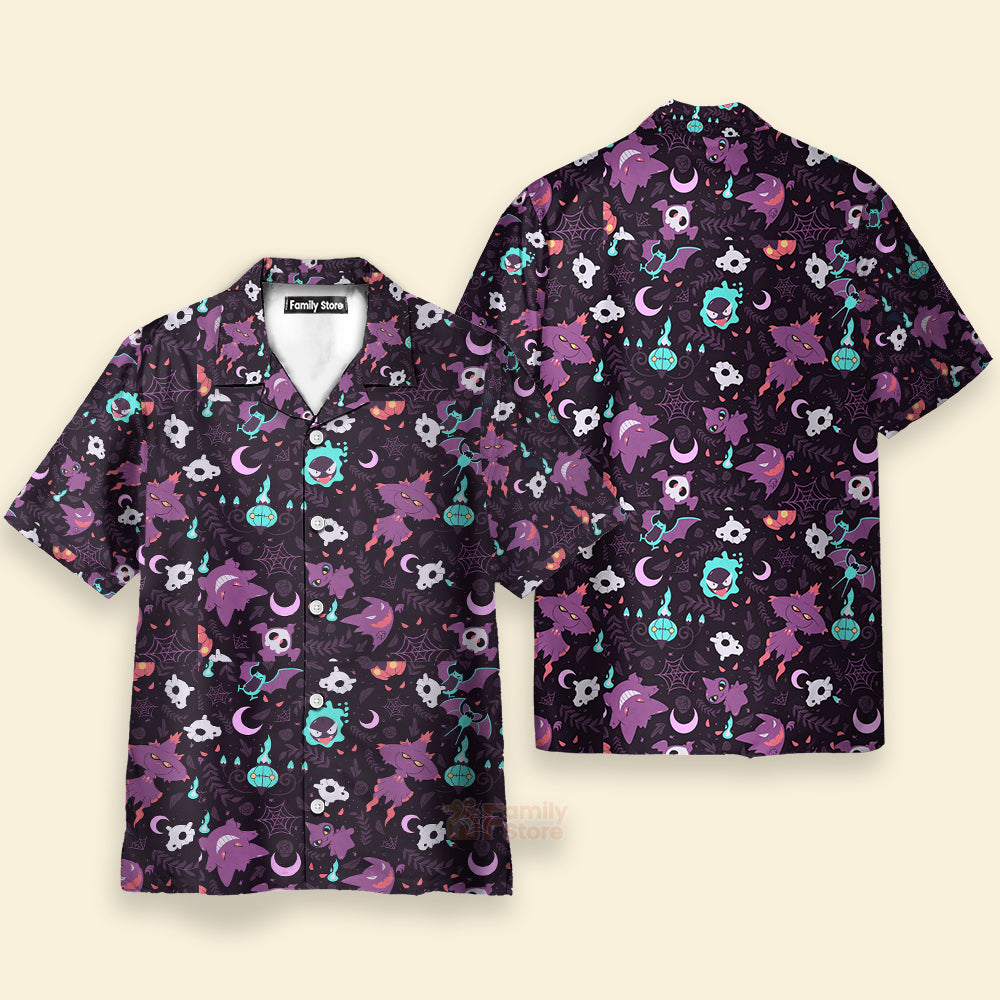 Lavender Town PoMo Pattern Hawaiian Shirt