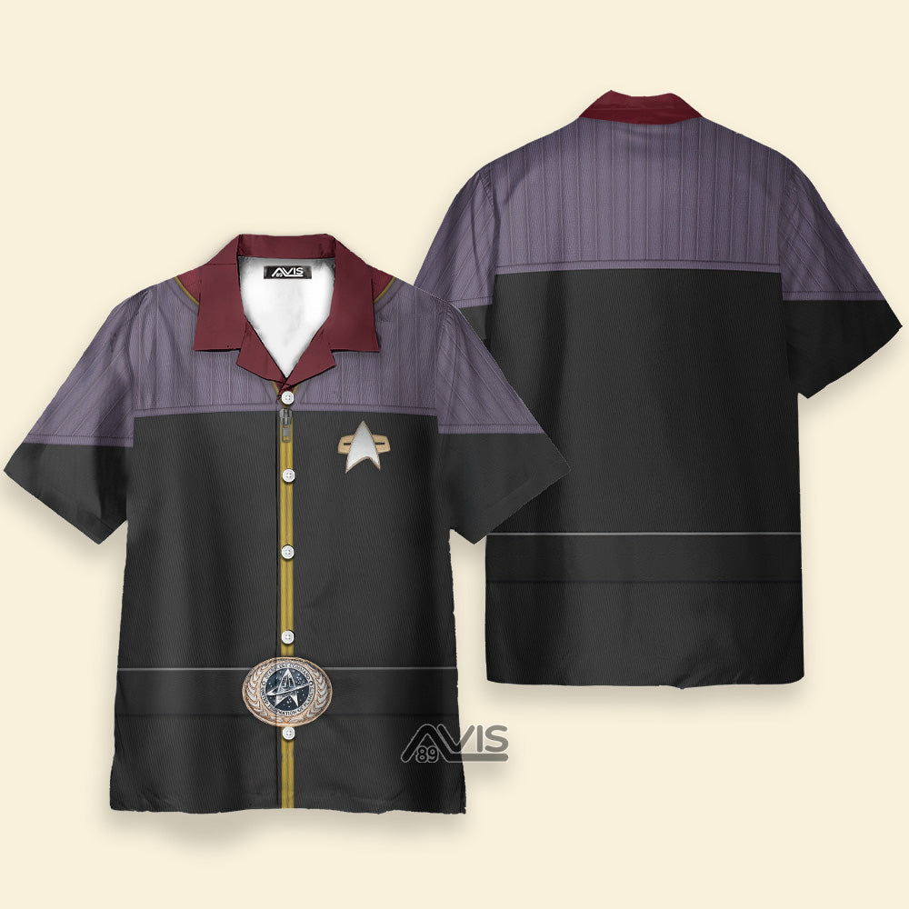 SaTr Flag Officer SaTr Cool Costume Cosplay - Hawaiian Shirt