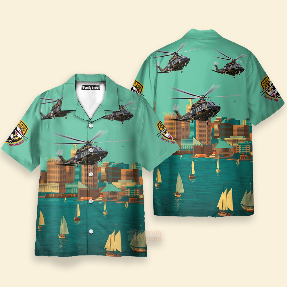 Maryland State Police Trooper 2 Hawaiian Shirt