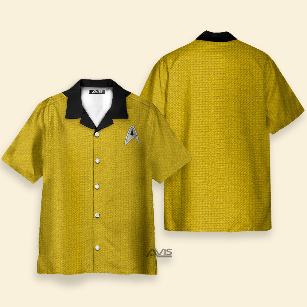 SaTr Into Darkness Gold Cool Costume Cosplay - Hawaiian Shirt