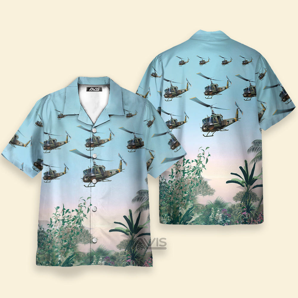 Us Army Helicopter - For Men And Women - Hawaiian Shirt