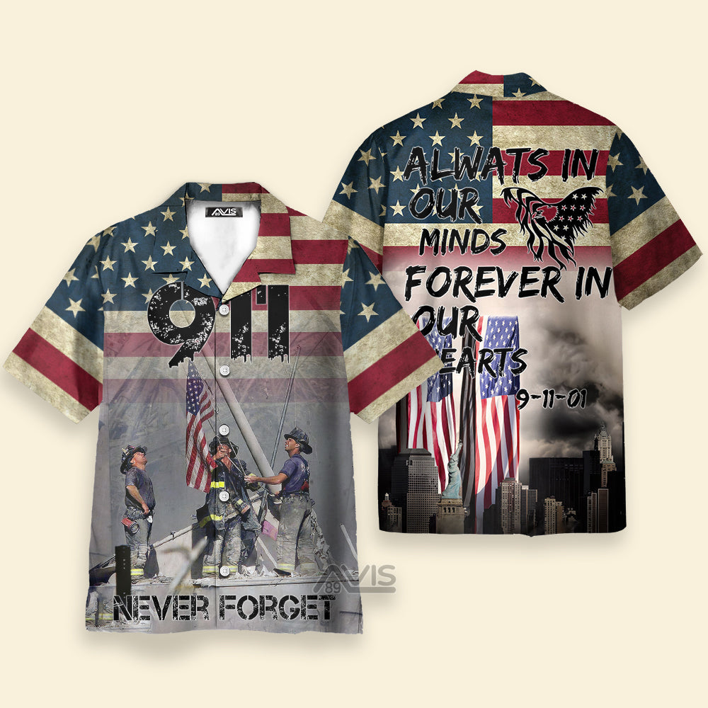 USA Never Forget 9-11 Aloha - Hawaiian Shirt