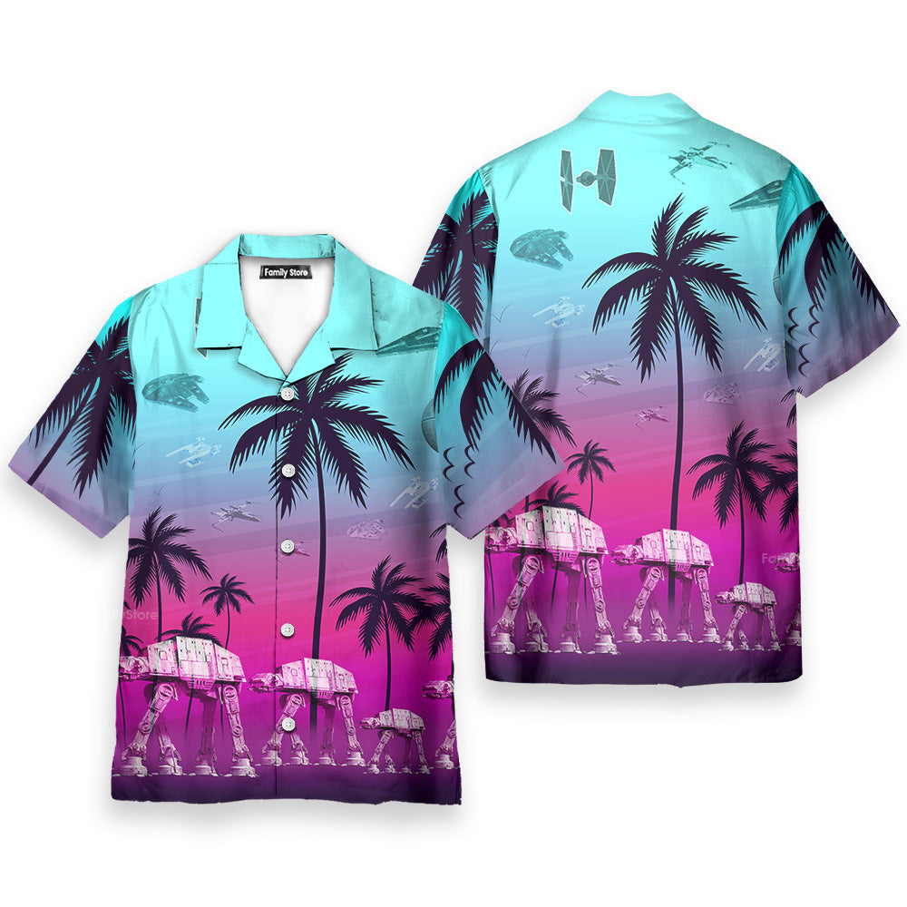Starwars Summer Beaches - Hawaiian Shirt For Men, Women, Kids