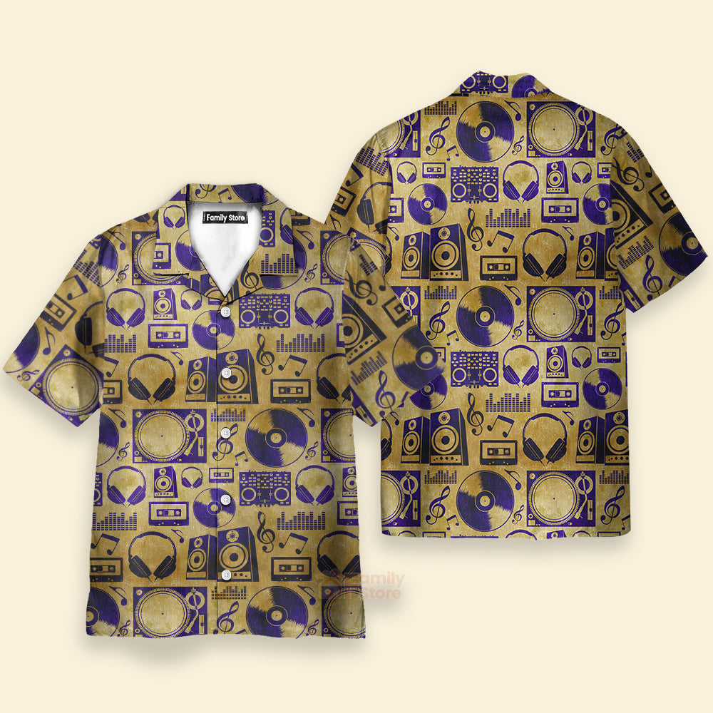 Music DJ Vintage - Hawaiian Shirt