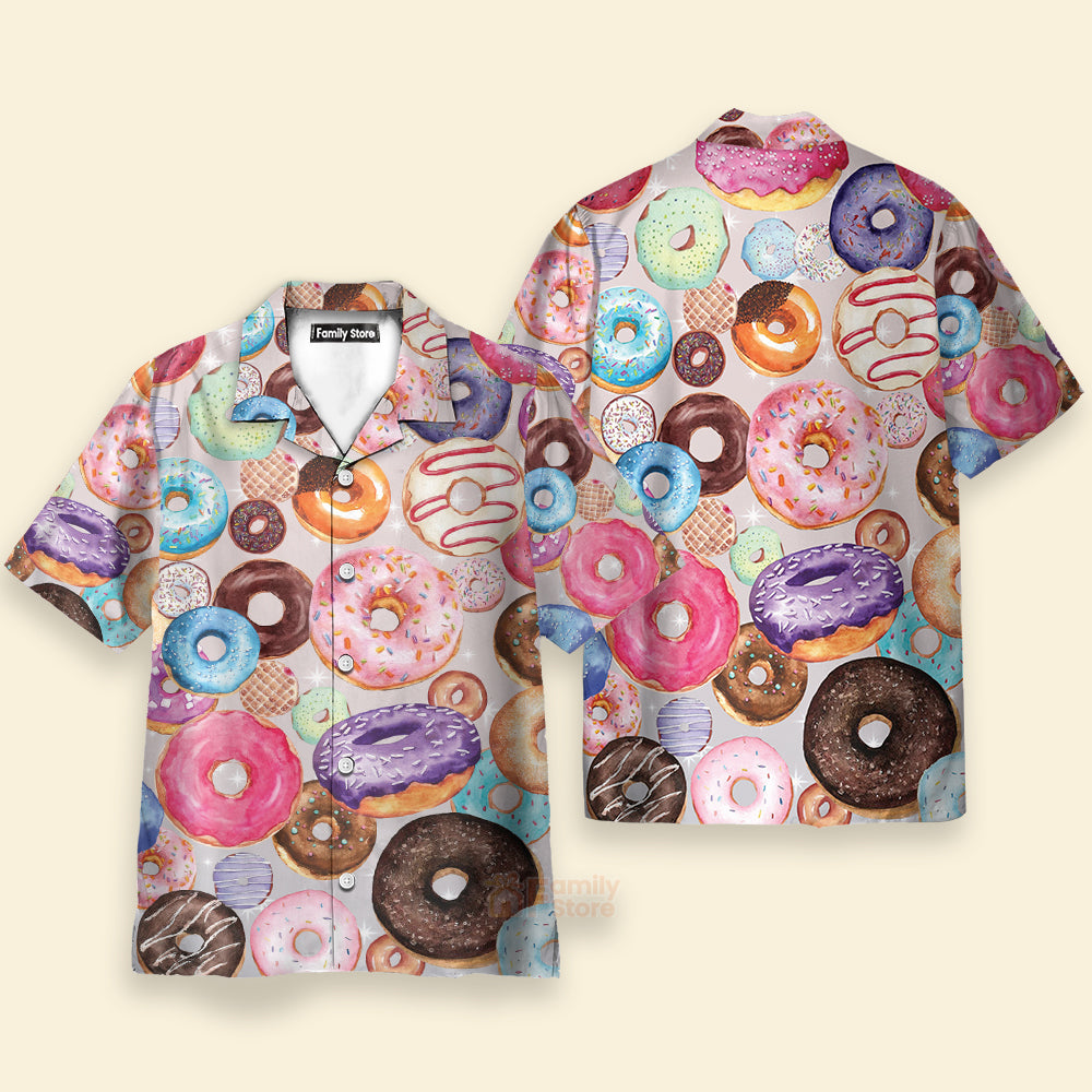 Funny Food Donut Lovely Style Hawaiian Shirt