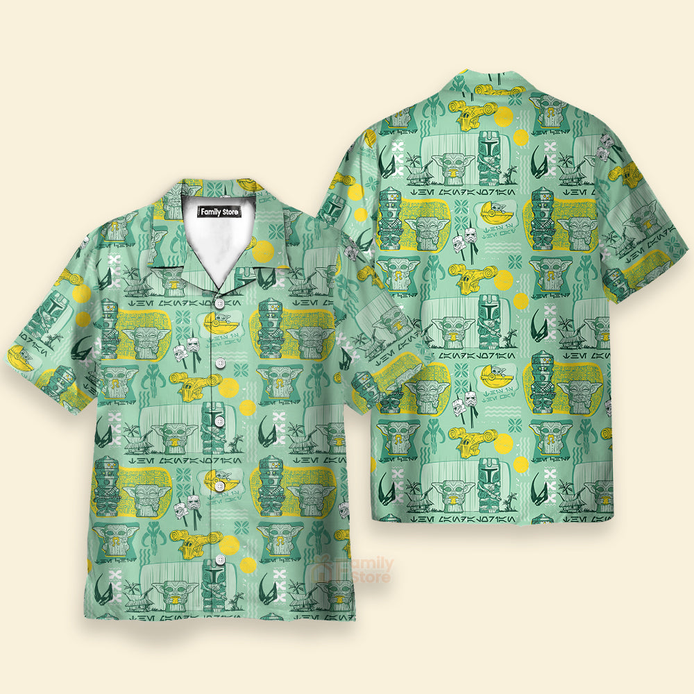 Stwa Tiki Tropical Hawaiian Shirt