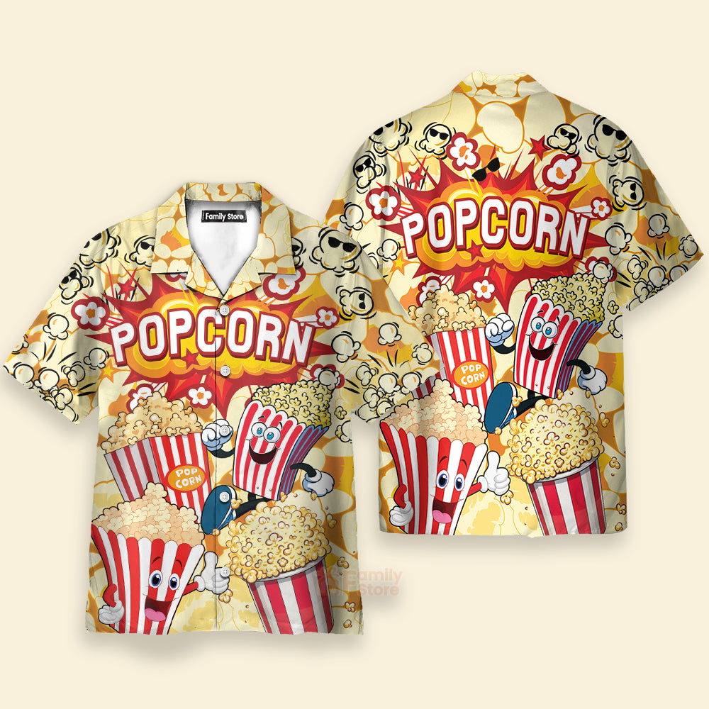 Funny Food Popcorn Is Always The Answer Bang Hawaiian Shirt