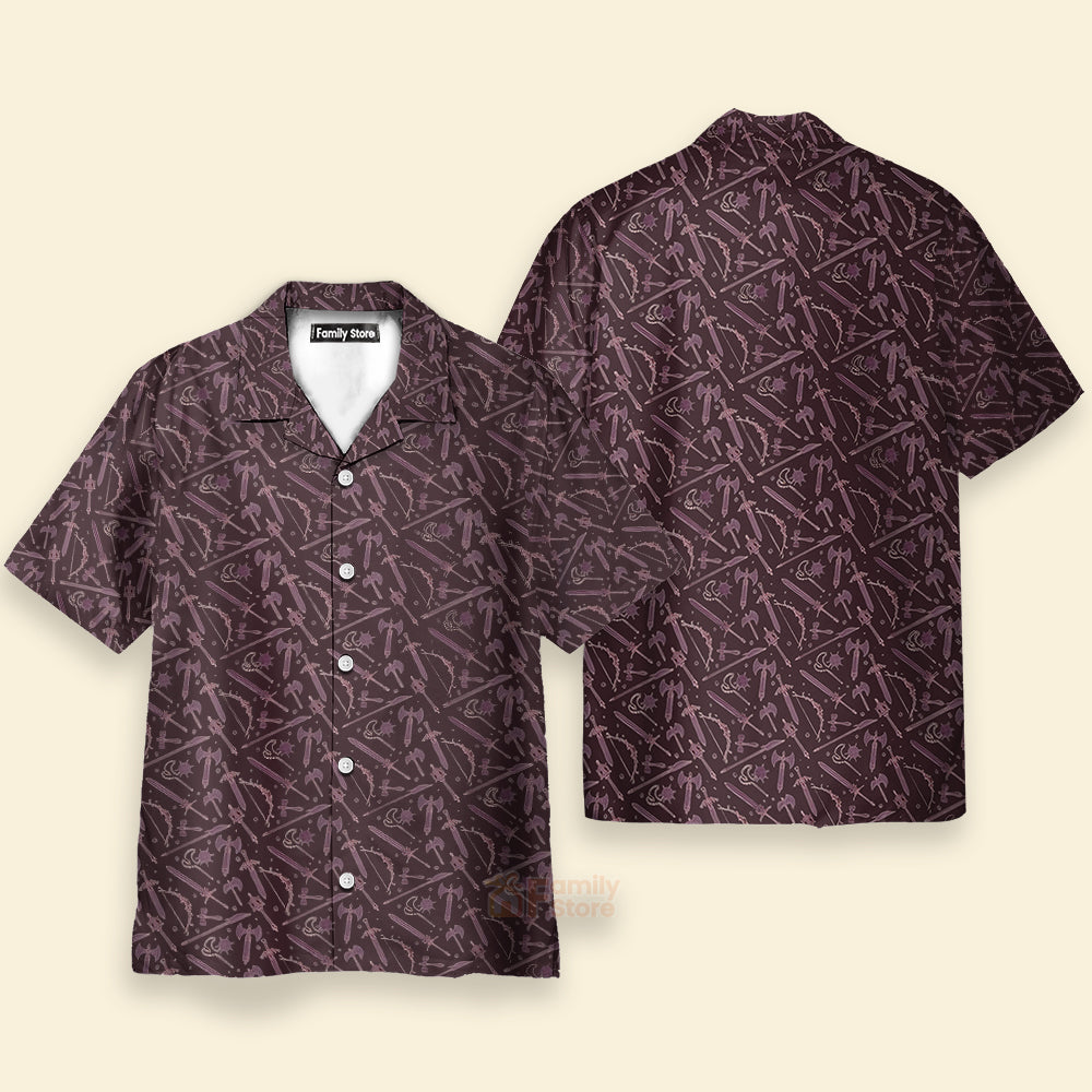 Dungeons and dragons, Dungeon and dragon gift, DM gift, DnD Button Up