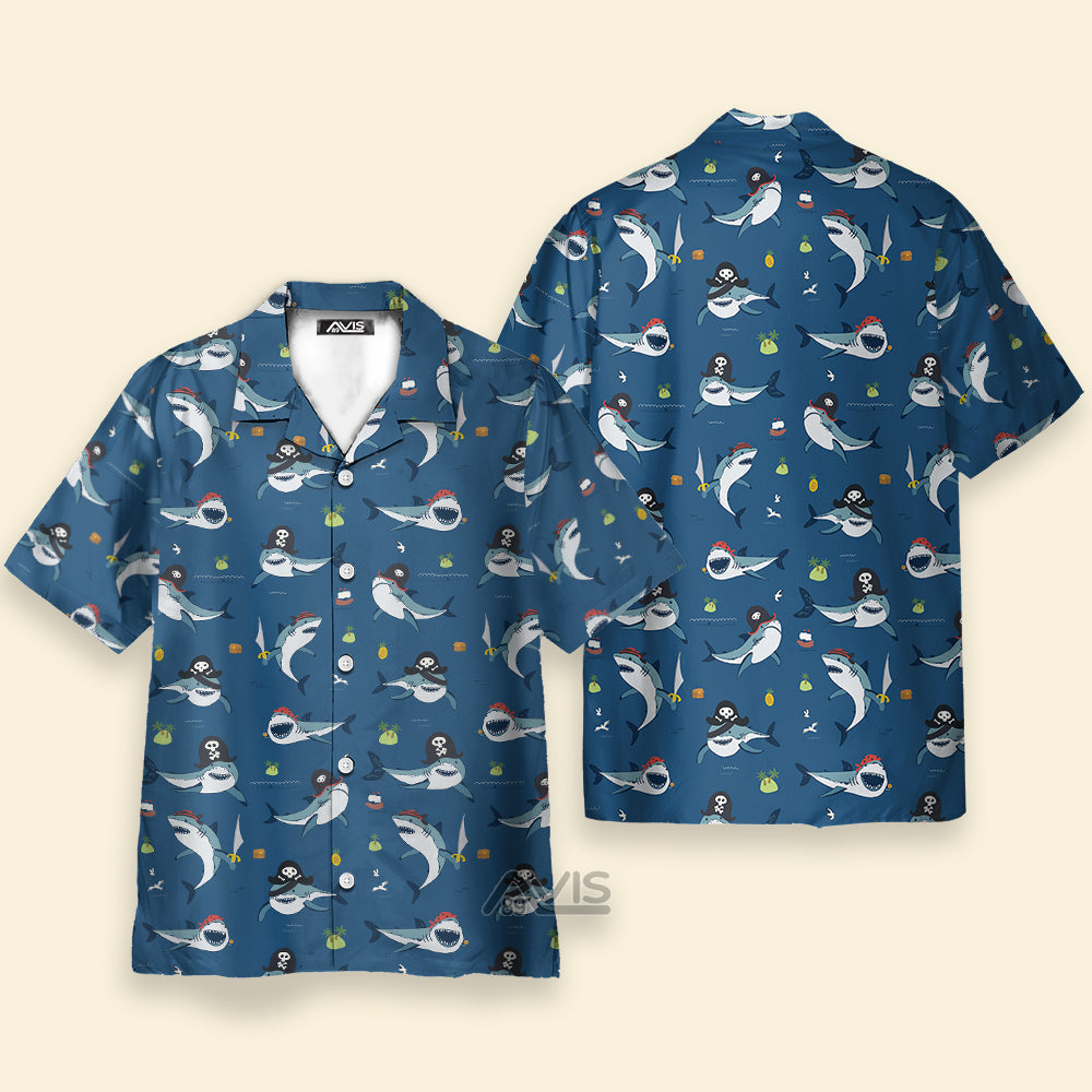 Shark Pirates - Hawaiian Shirt