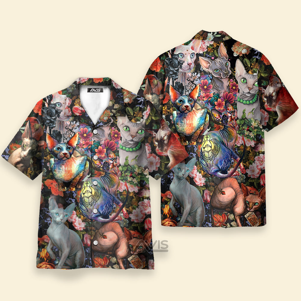 Cat All I Need Is Sphynx Cats - Gift For Cat Lovers - Hawaiian Shirt