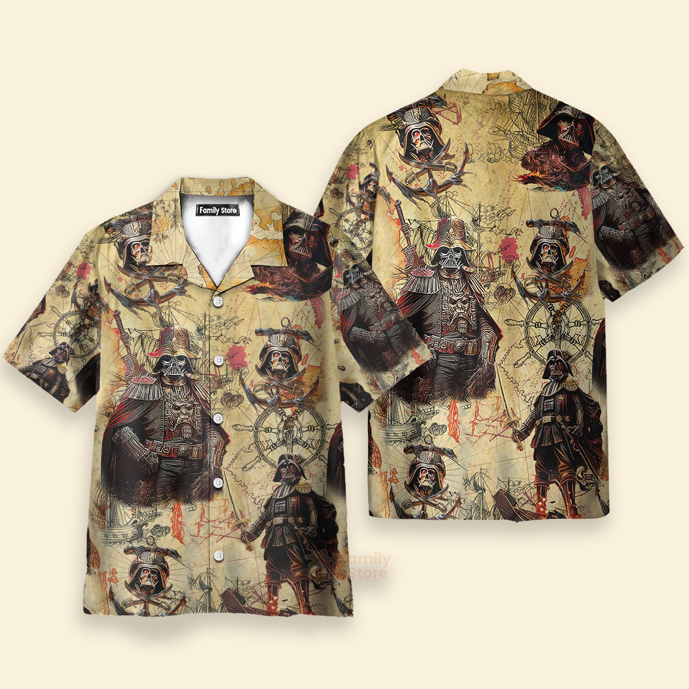 Stwa Darth Vader Pirates Hawaiian Shirt