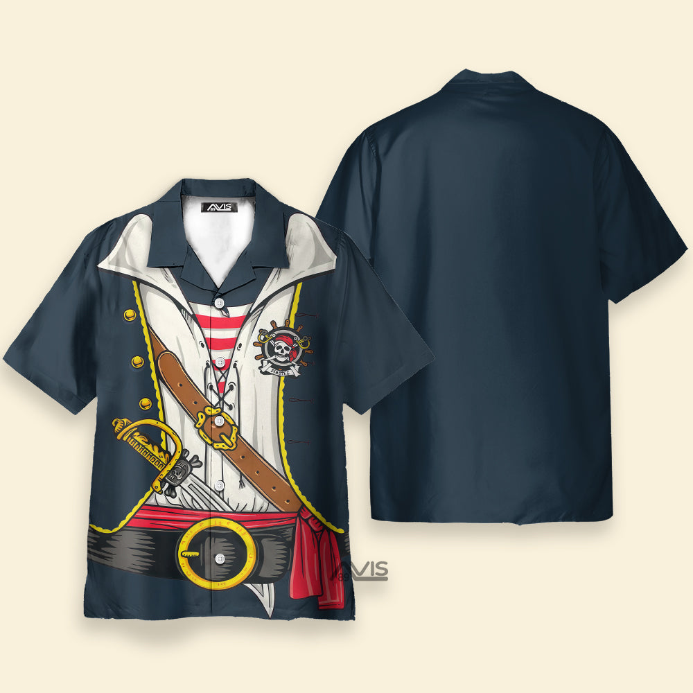 Pirate Cosplay Costume - Gift For Men And Women - Hawaiian Shirt