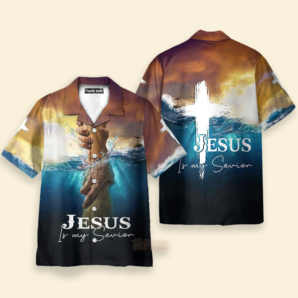 Faith-Inspired It My Savior Hands In Water - Hawaiian Shirt