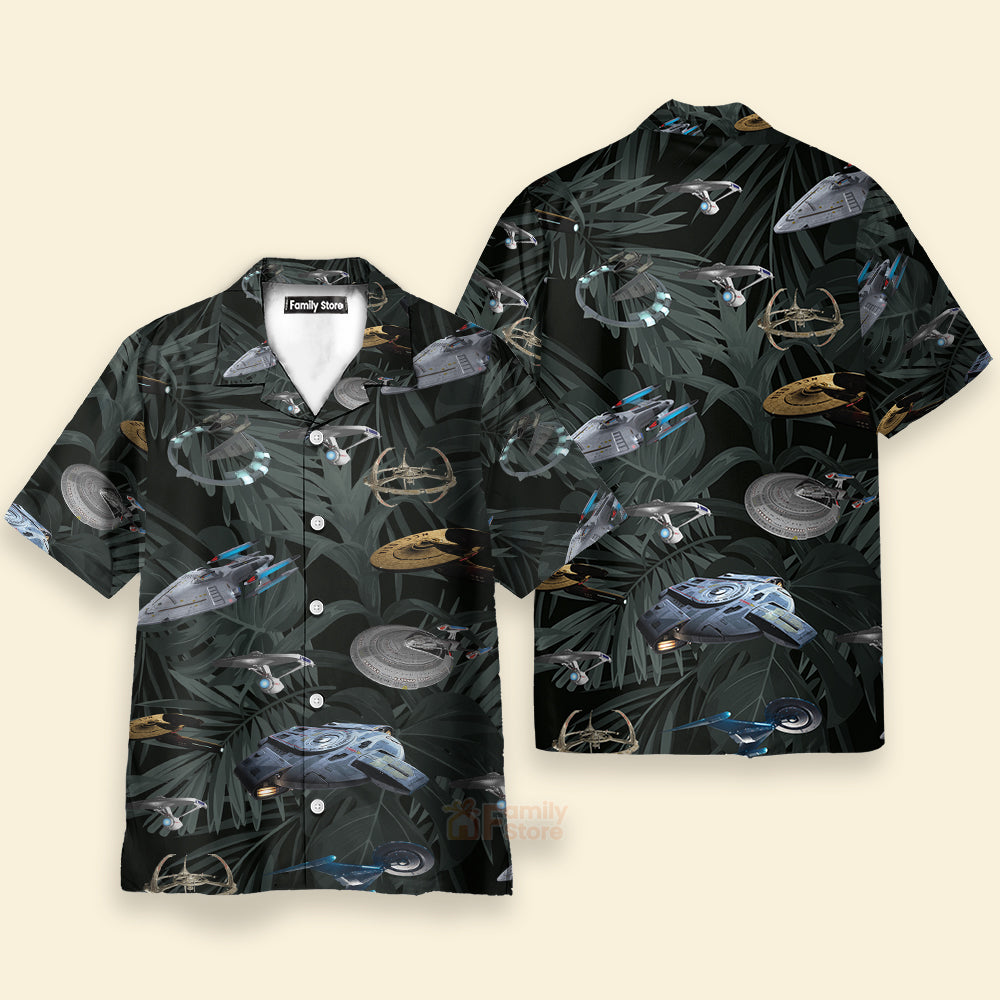 SaTr Space Ships Hawaiian Shirt QT203631Lb