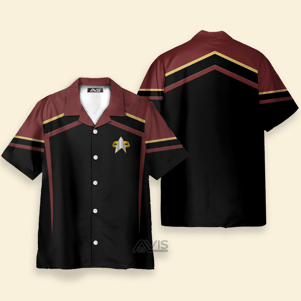 SaTr Starfleet Uniform Circa Cool Cosplay Costume - Hawaiian Shirt