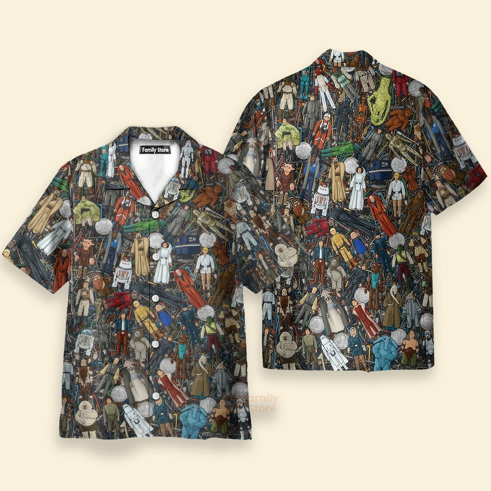 Stwa Characters Figures Hawaiian Shirt