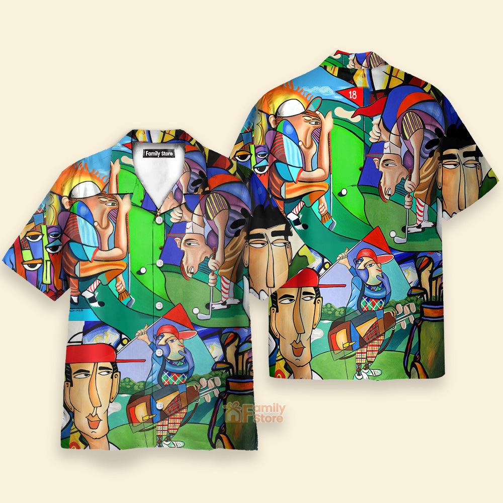 Golf That's What I Do I Play Golf I Know Thing - Hawaiian Shirt