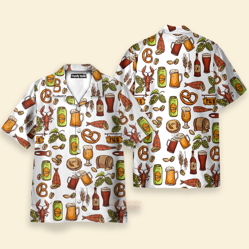Let's Drink Premium Beer - Hawaiian Shirt