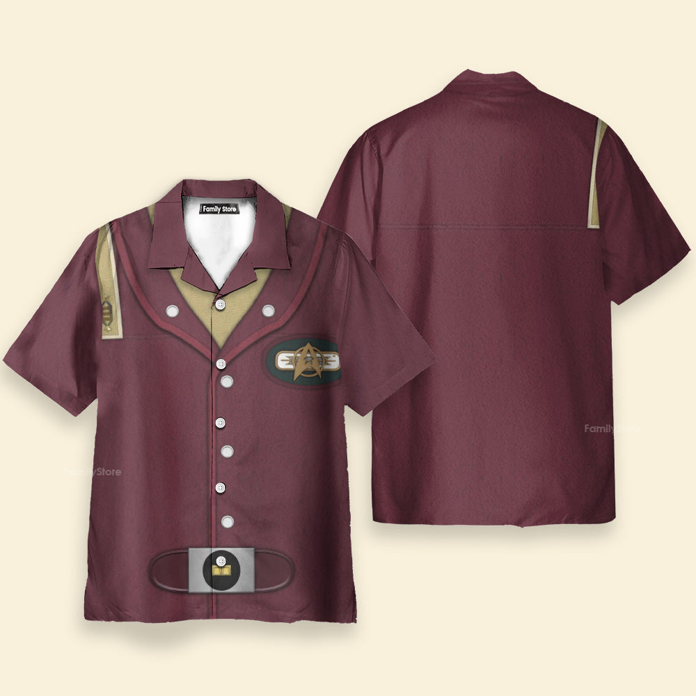 SaTr The Officer's Vest Hawaiian Shirt