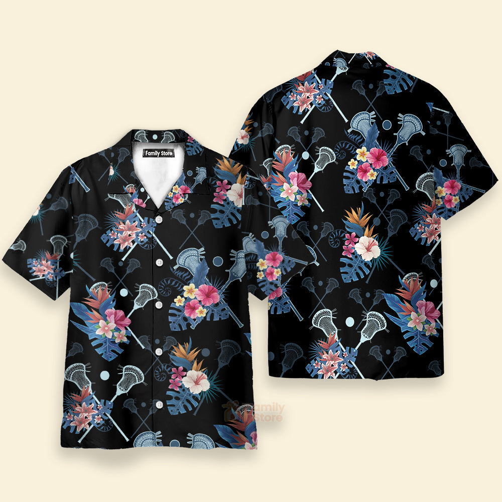 Lacrosse Tropical Hawaiian Shirt
