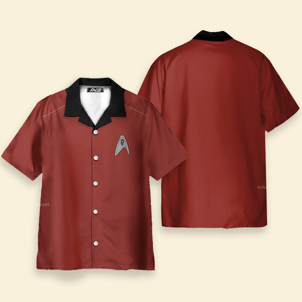 SaTr Into Darkness Red Cool Costume Cosplay - Hawaiian Shirt