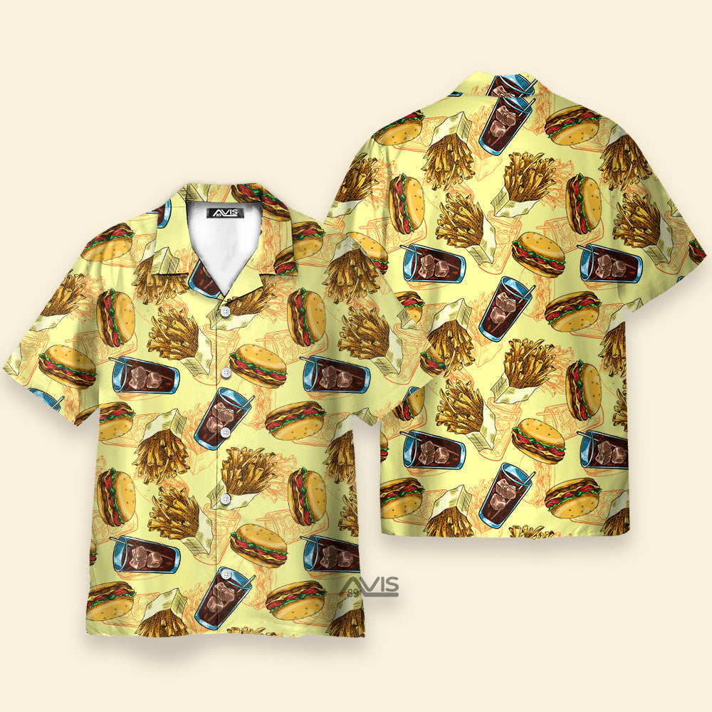 Life Is Better With Burger Food Lover - Hawaiian Shirt