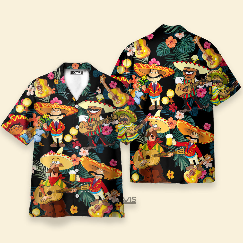 Funny Mexican Man Cinco De Mayo - Hawaiian Shirt