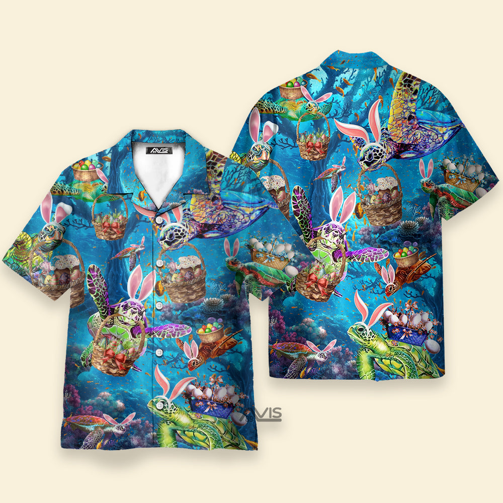 Wishing You A Turtley Awesome Easter - Hawaiian Shirt