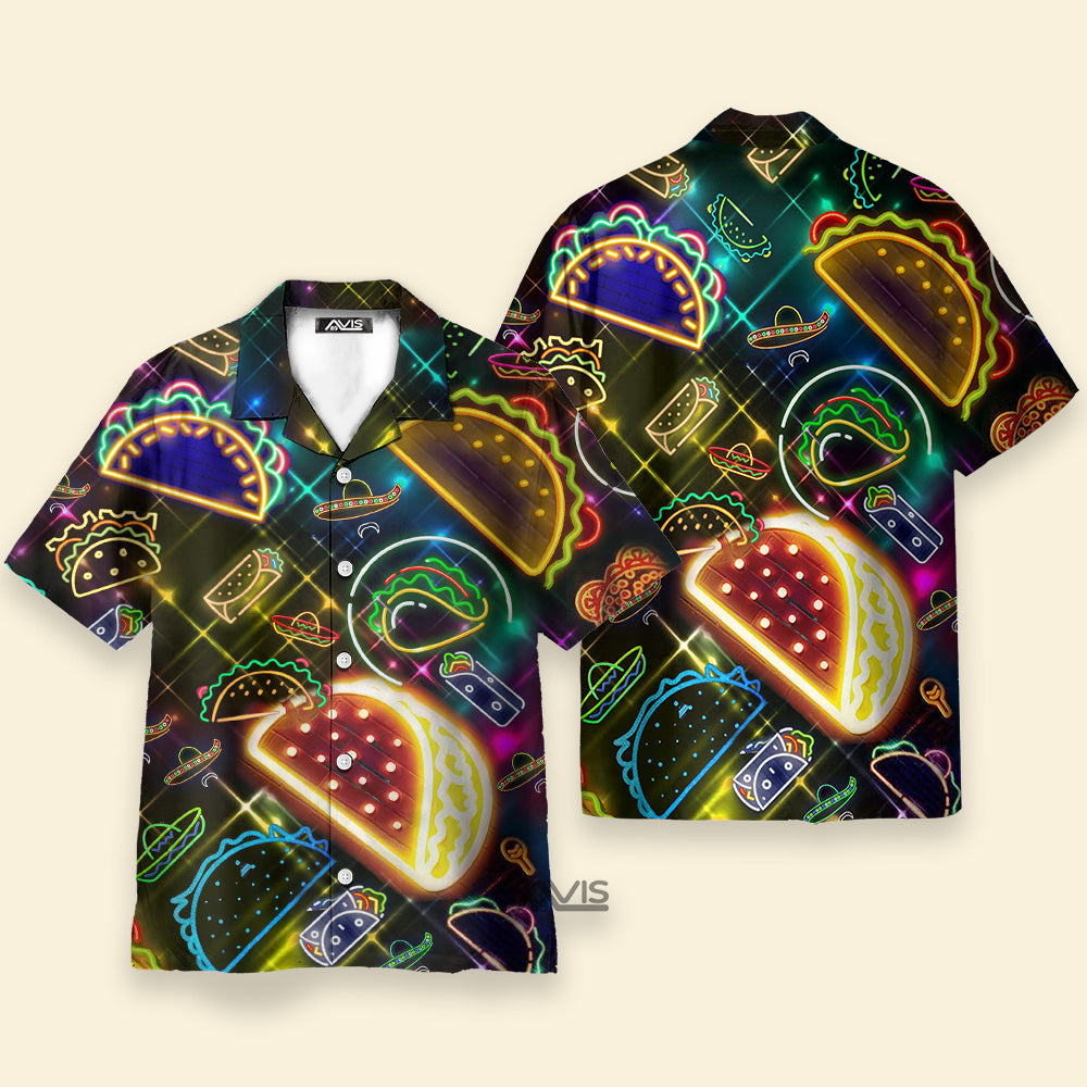 Food On Tuesday God Created Tacos Stunning - Gift For Food Lovers - Hawaiian Shirt