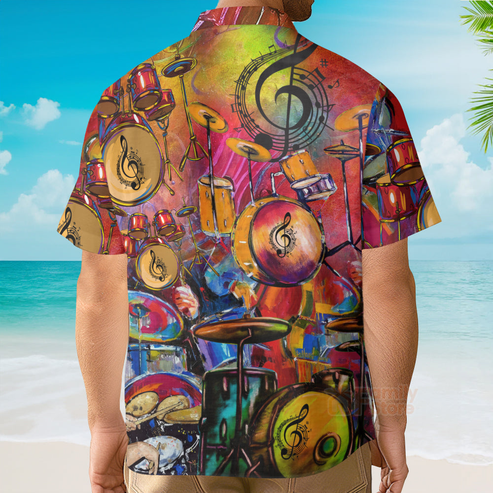 Drum Life Is Better With A Drummer - Hawaiian Shirt