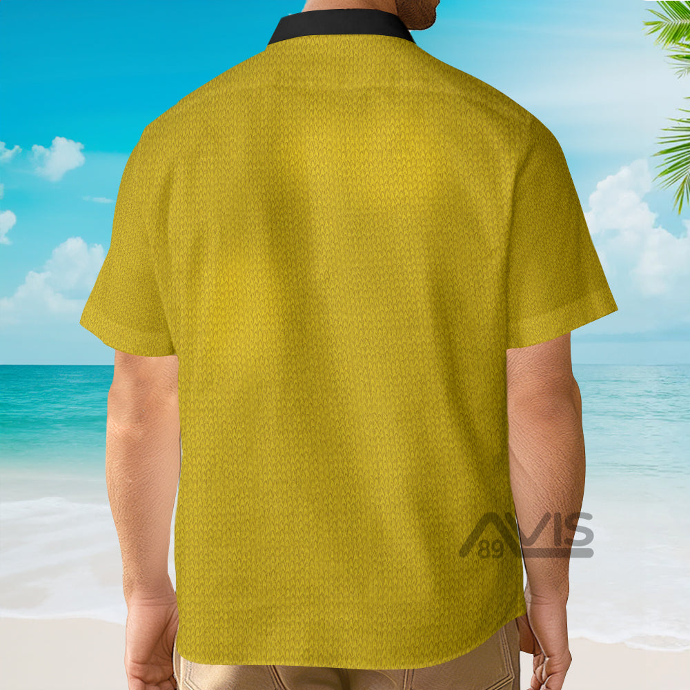 SaTr Into Darkness Gold Cool Costume Cosplay - Hawaiian Shirt