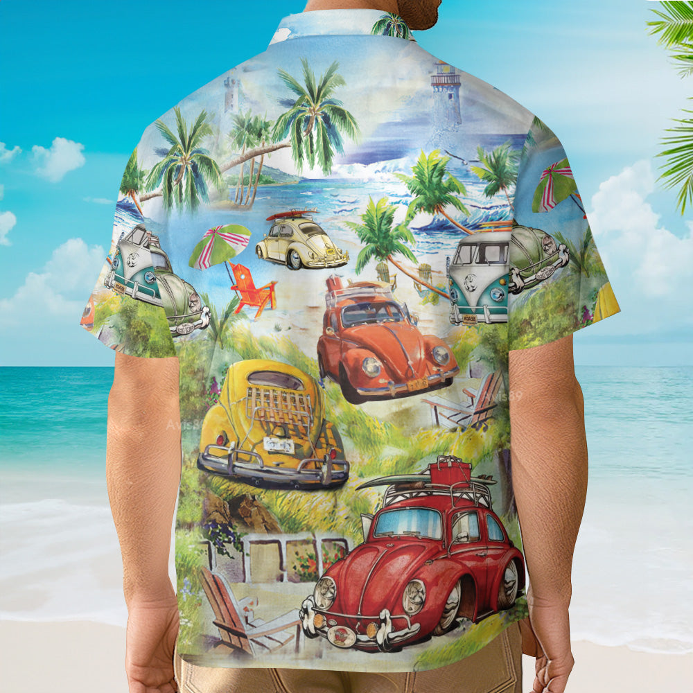 Surf Car Hawaiian Shirt
