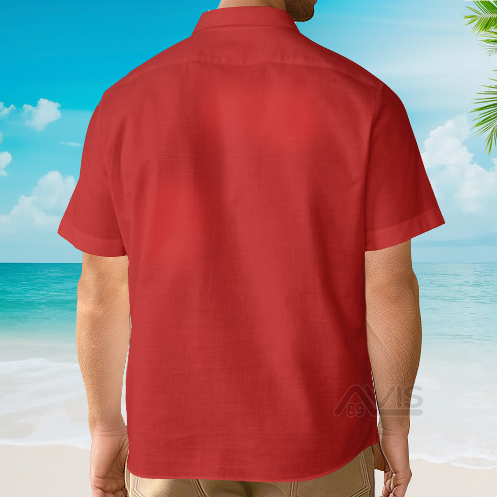 Christmas Fun Santa Claus Clothes - Costume Cosplay Hawaiian Shirt