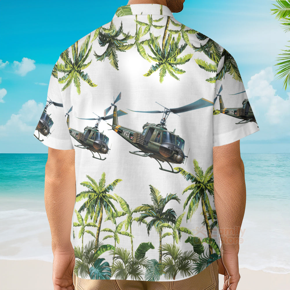 United States Army Helicopter Hawaiian Shirt, Helicopter Shirt