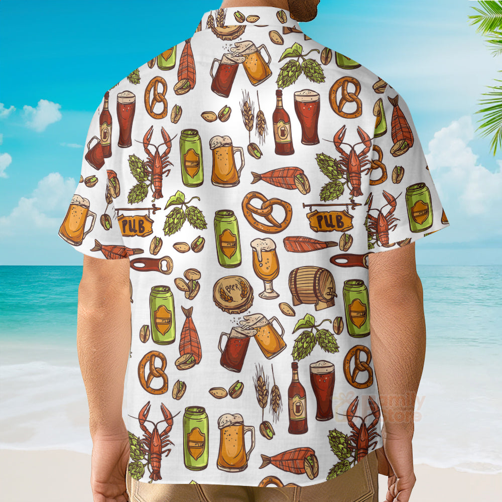 Let's Drink Premium Beer - Hawaiian Shirt