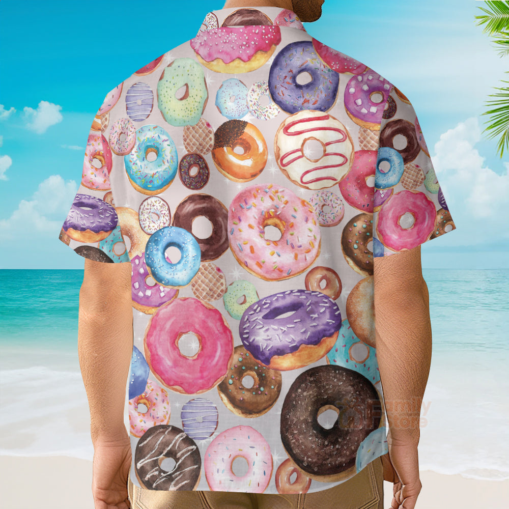 Funny Food Donut Lovely Style Hawaiian Shirt