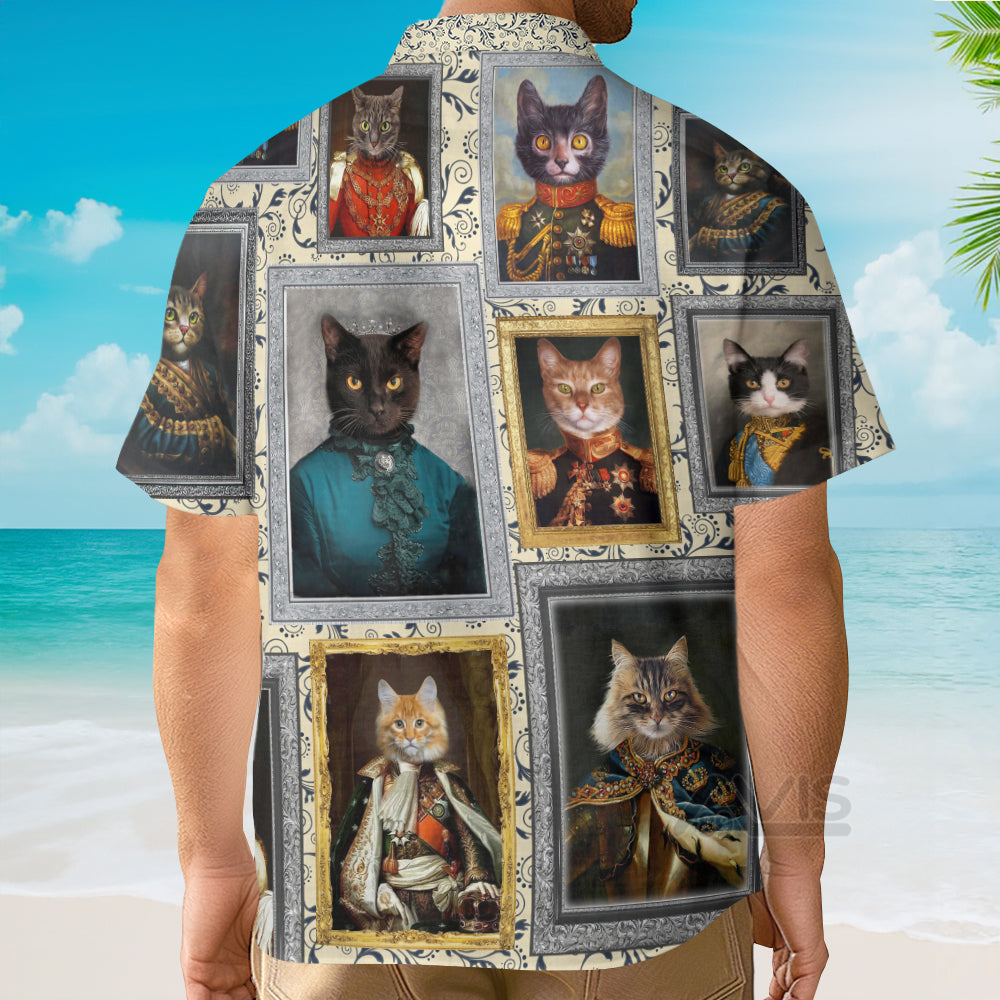 Cat Noble Aristocrat Basic - Hawaiian Shirt